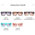 2020 new arrivals retro Flat top square sun glasses  fashion gradient shades custom designer luxury sunglasses women men 77301